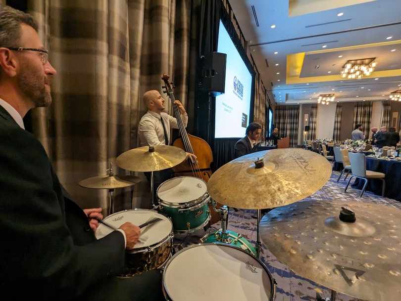Corporate dinner jazz trio