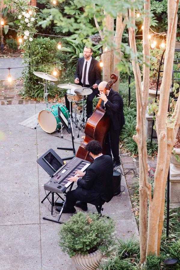 Jazz trio reception music