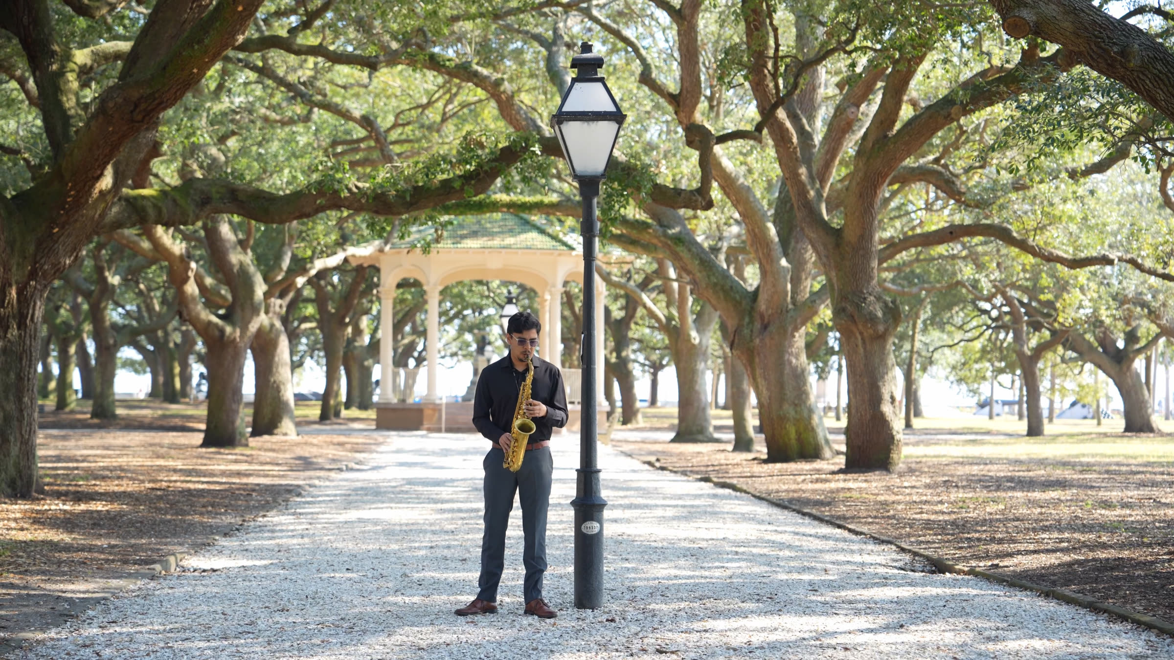 Jorge Chocobar outdoor saxophone session