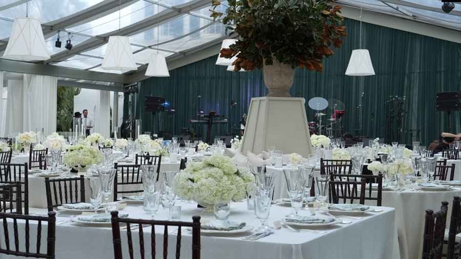 Charleston welcome party setup