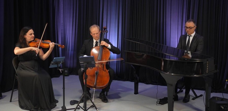 Piano strings trio