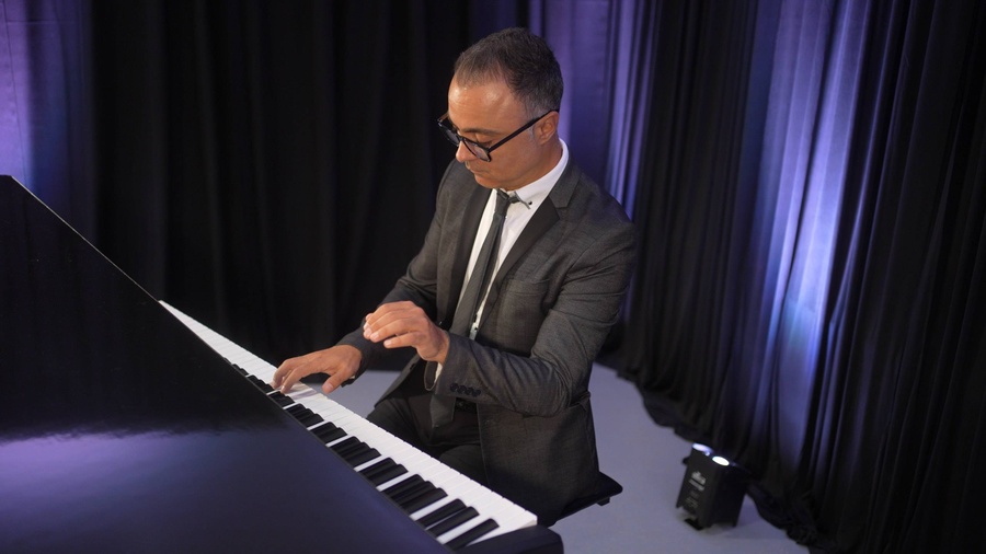 Jazz piano performance