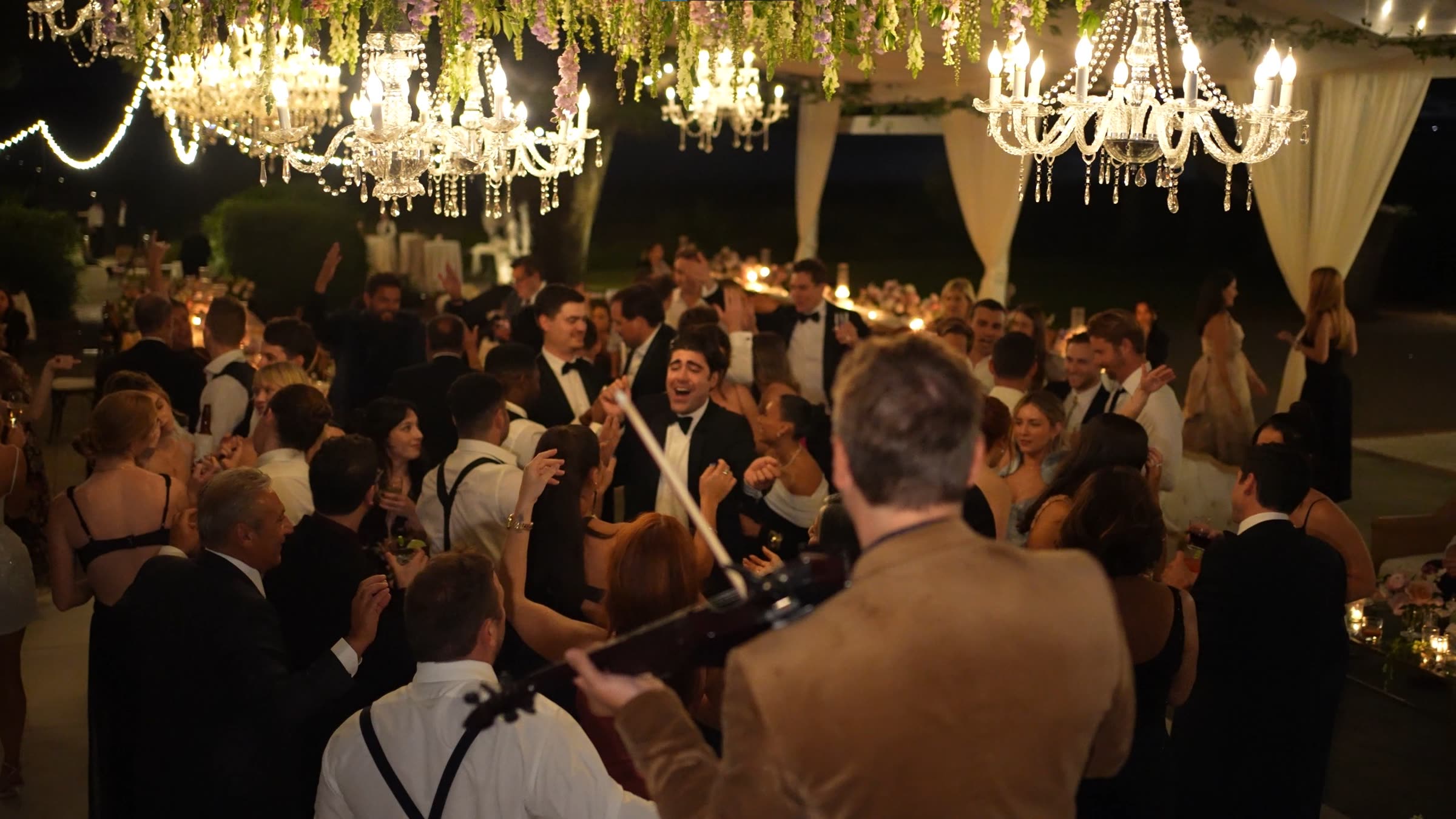 Welcome party guests