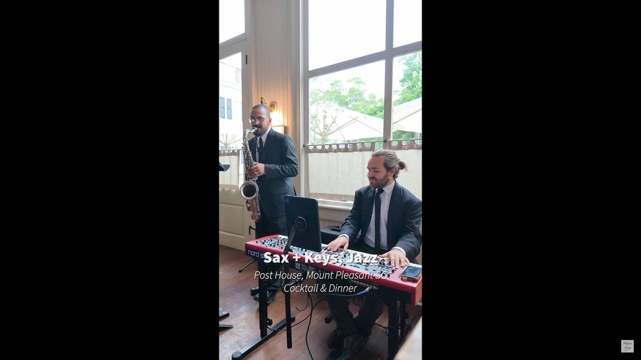 Sax and keys jazz duo