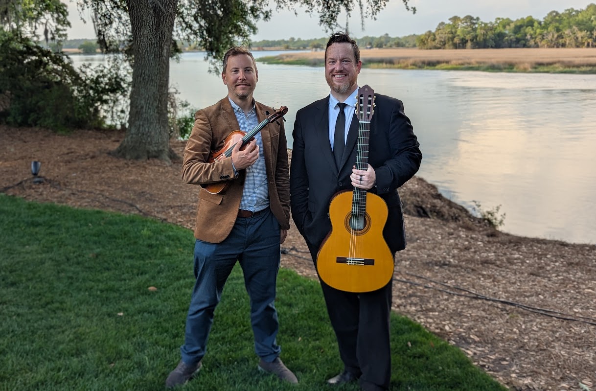 Brett Floyd performing classical guitar