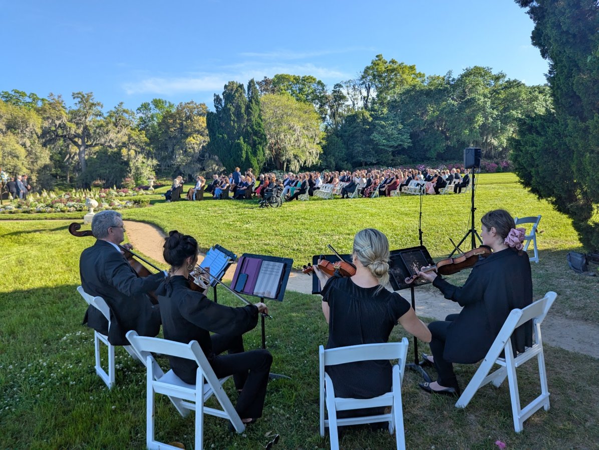 String quartet at Middleton Place